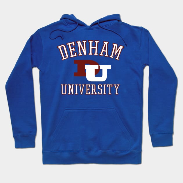 Denham University Hoodie by MindsparkCreative